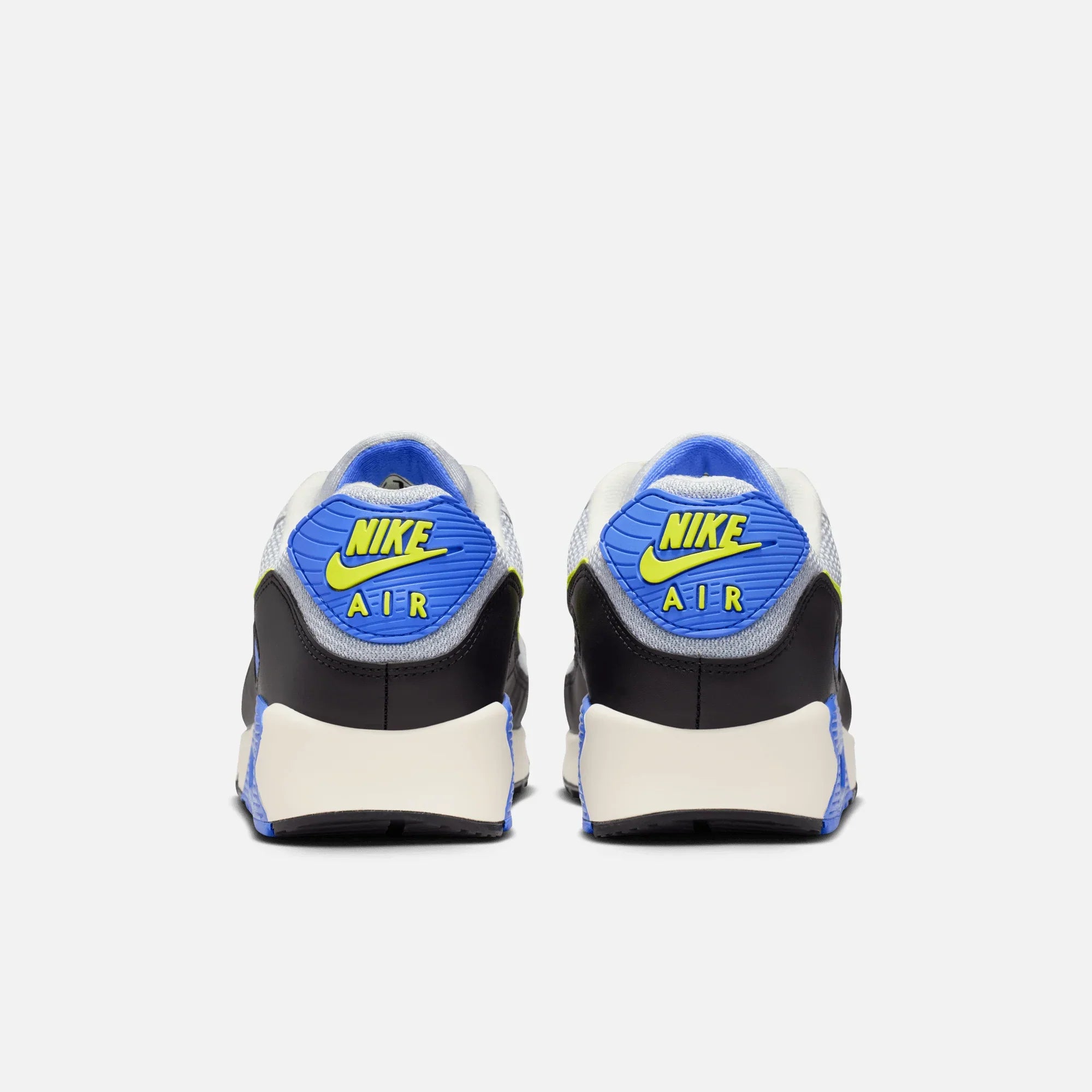 Men's Nike Air Max 90 Wave Pack Photon Dust/Photo Blue/Cyber/Light Smoke Grey/Black IU7543-025