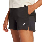 Essentials 3 Stripes Cotton Shorts - Womens