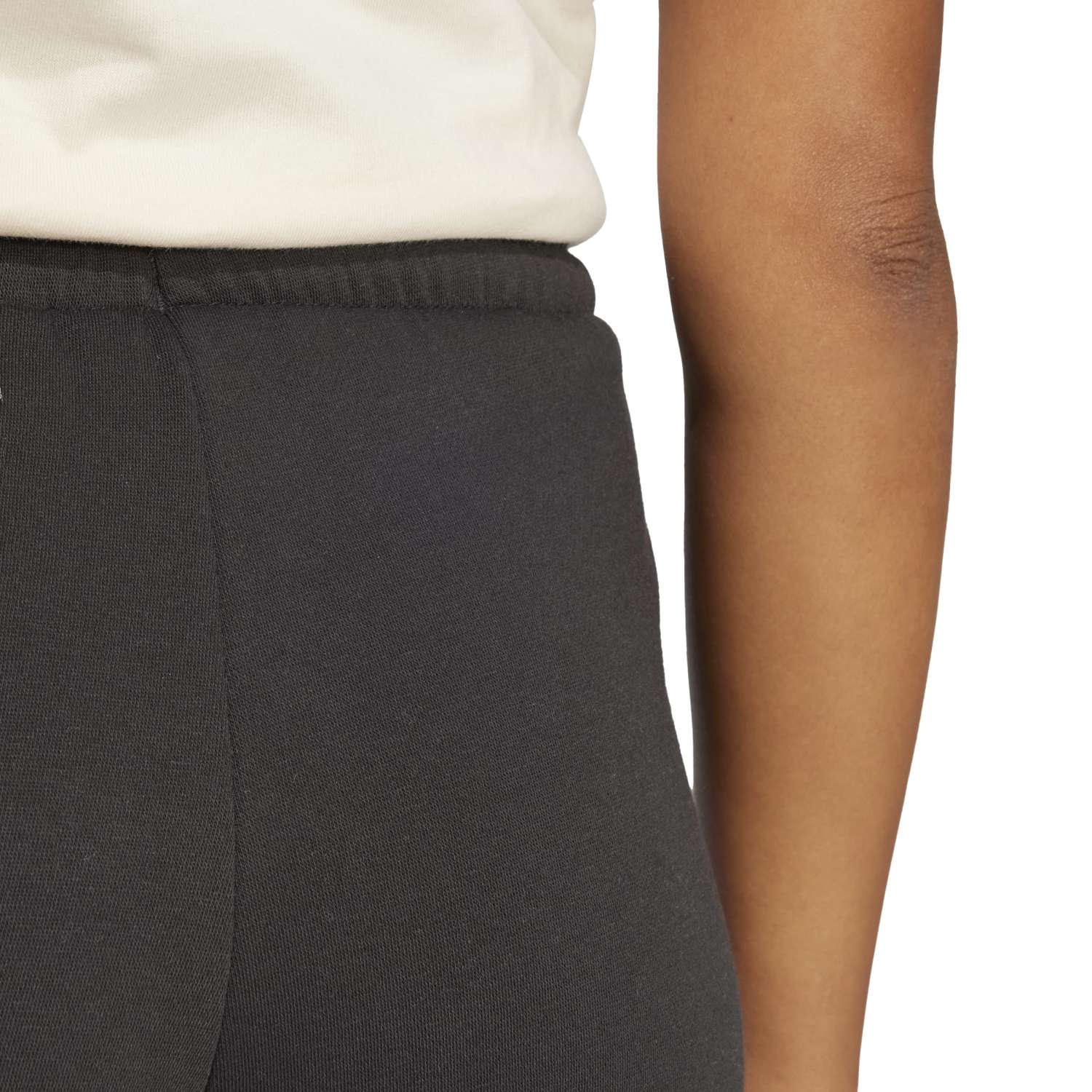 Essentials 3 Stripes Cotton Shorts - Womens