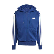 Essentials 3 Stripes Fleece FZ Hoody - Mens