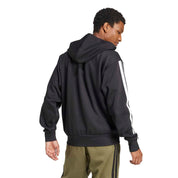 Essentials 3 Stripes Fleece FZ Hoody - Mens