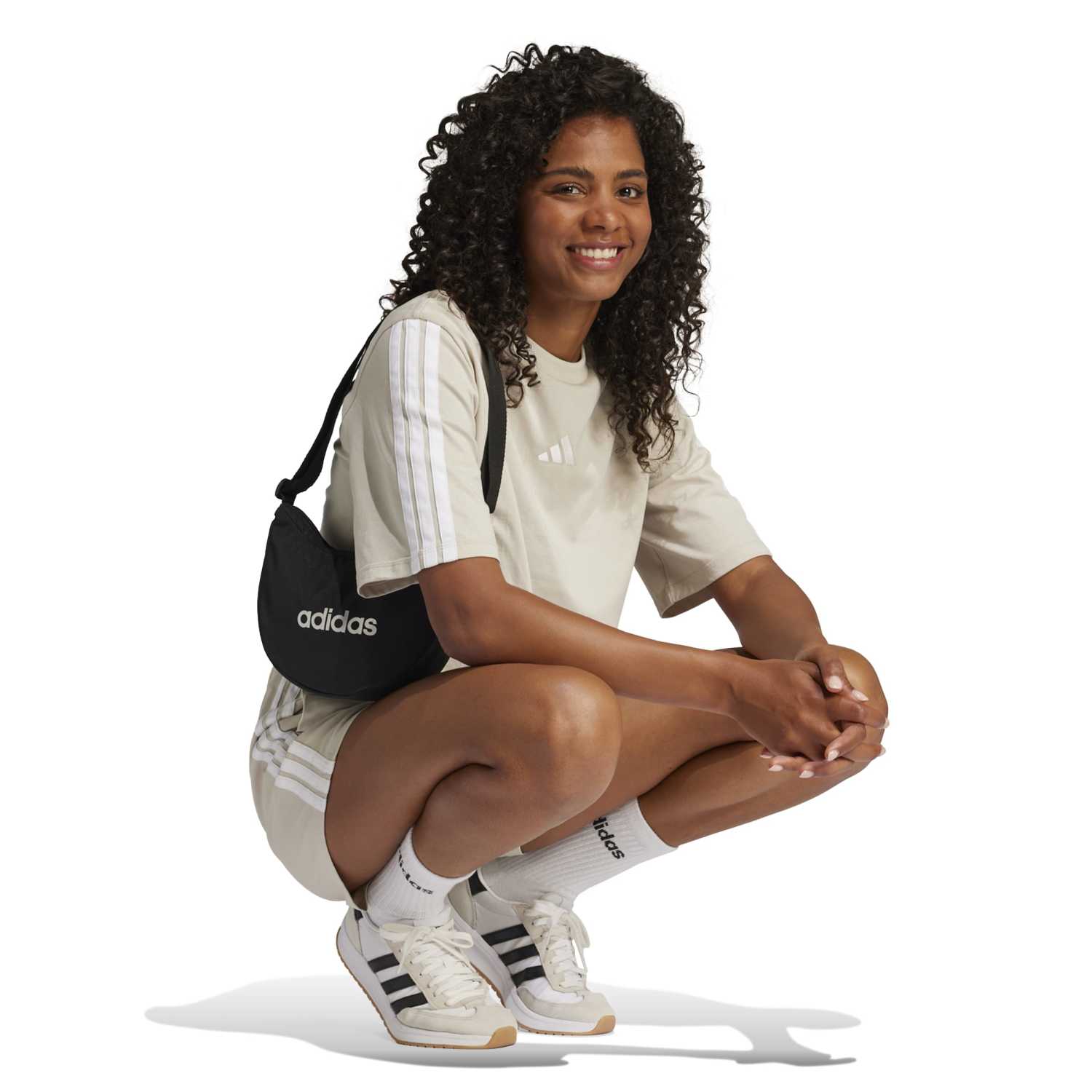 Essentials 3-Stripes Loose T-Shirt - Womens
