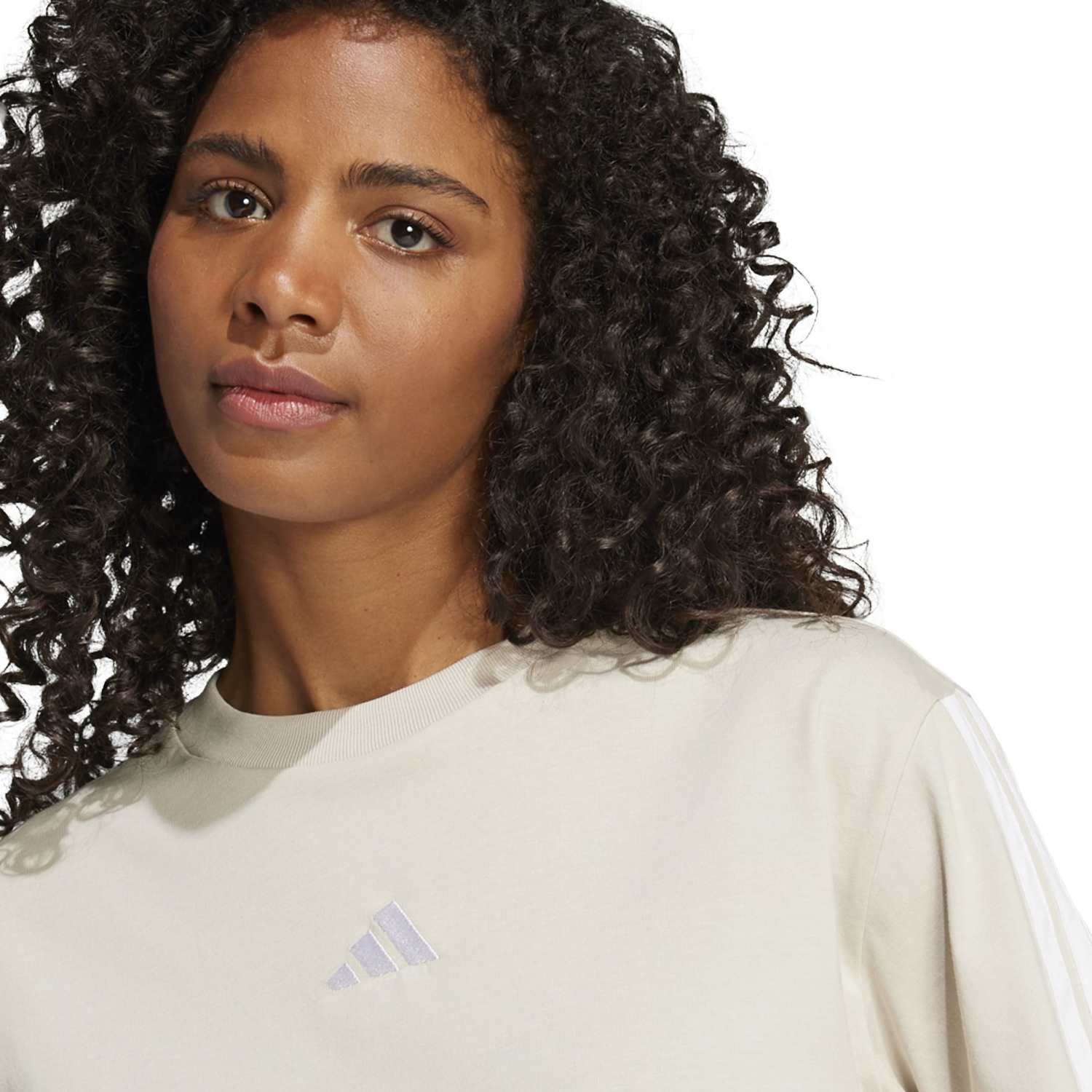 Essentials 3-Stripes Loose T-Shirt - Womens