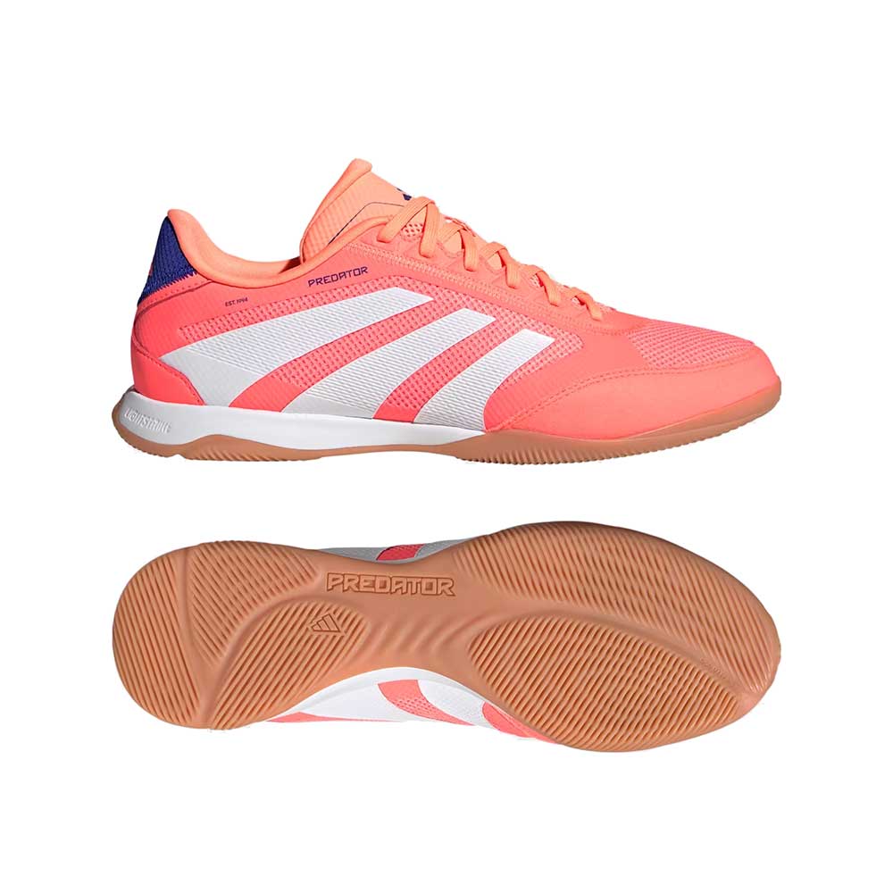 Men's Predator League IN Soccer Shoe - SigCor/Ftwr White/Bea Ora