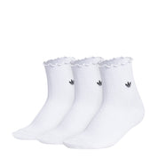 3 Pack Medium Originals Ruffle Quarter