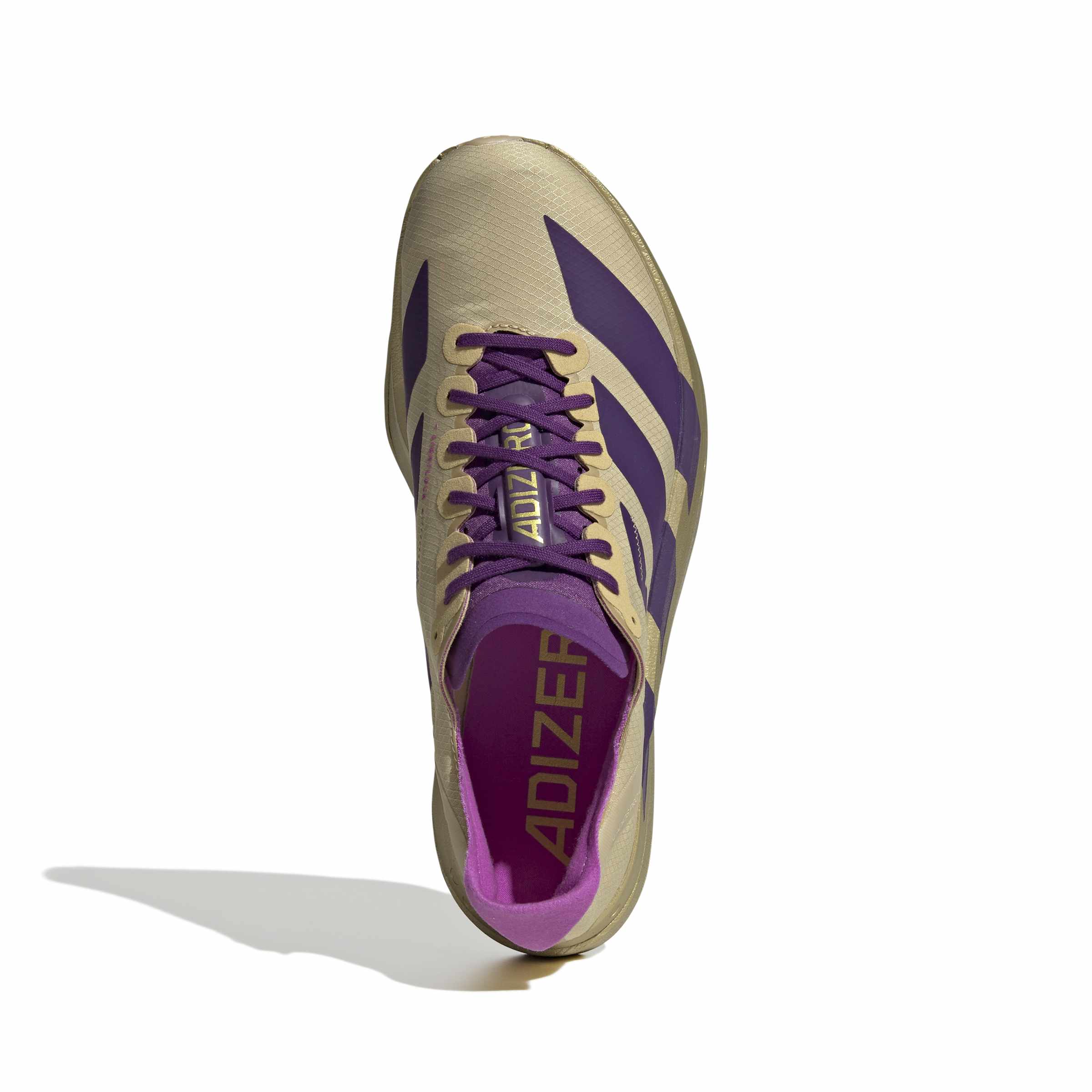 Men’s Adizero Adios Pro 4 (Sand/Rich Purple/Gold)