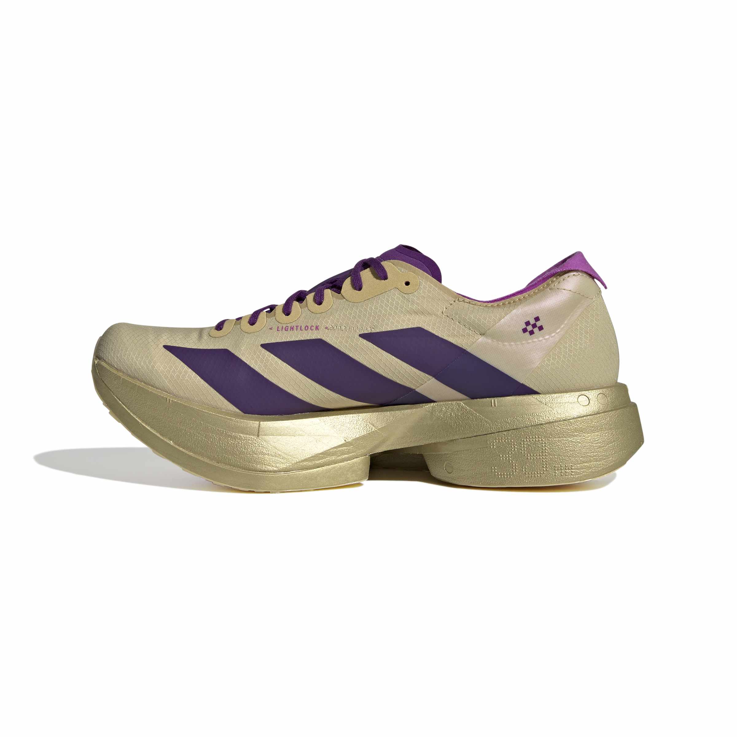 Men’s Adizero Adios Pro 4 (Sand/Rich Purple/Gold)