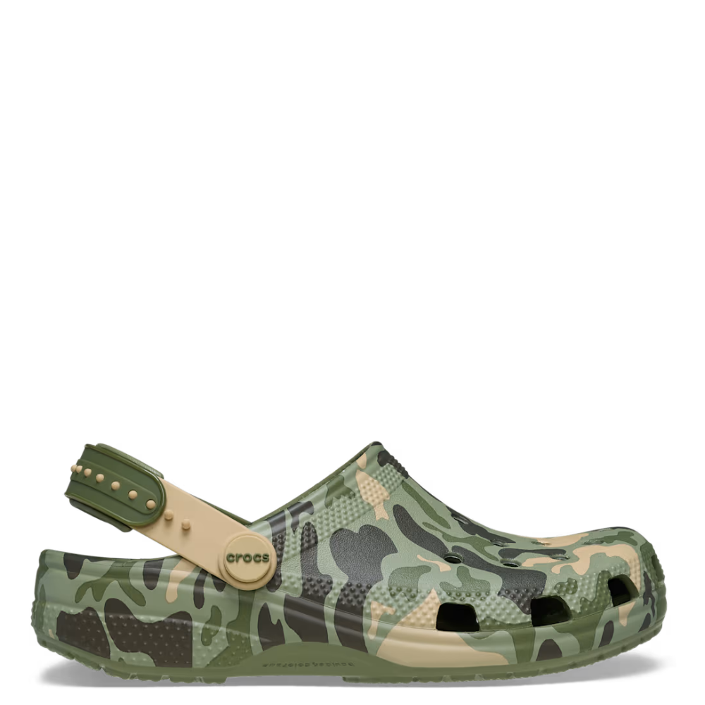 Crocs Classic Snap Backstrap Camo Kid's Clog