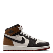 Air Jordan 1 High OG Big Kid's Shadow Brown/Shadow Brown-Soft Pearl-Light British Tan-Team Red FD1437-201