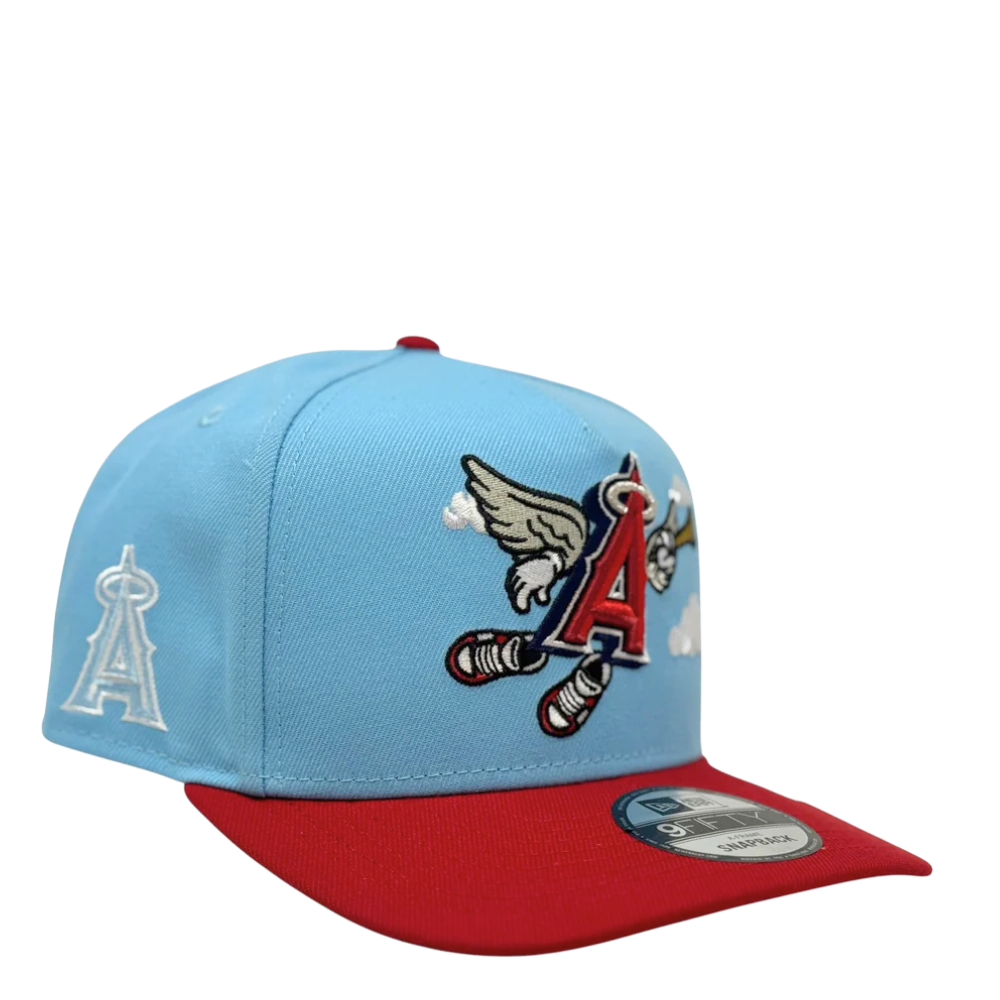 New Era MLB Anaheim Angels Cartoon 9Fifty A-Frame Snapback Hat