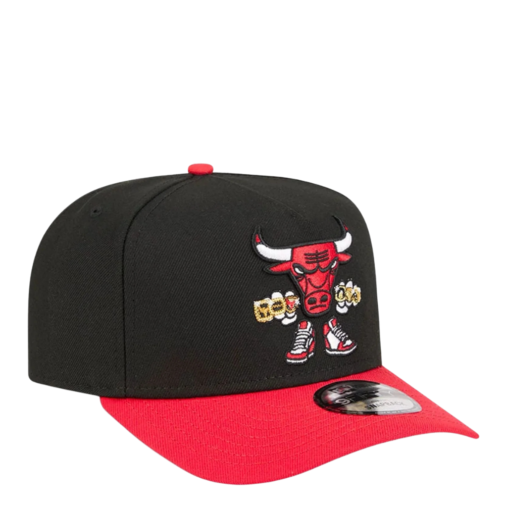 New Era Chicago Bulls "Injection Cartoon" 9FIFTY A-Frame Snapback Hat