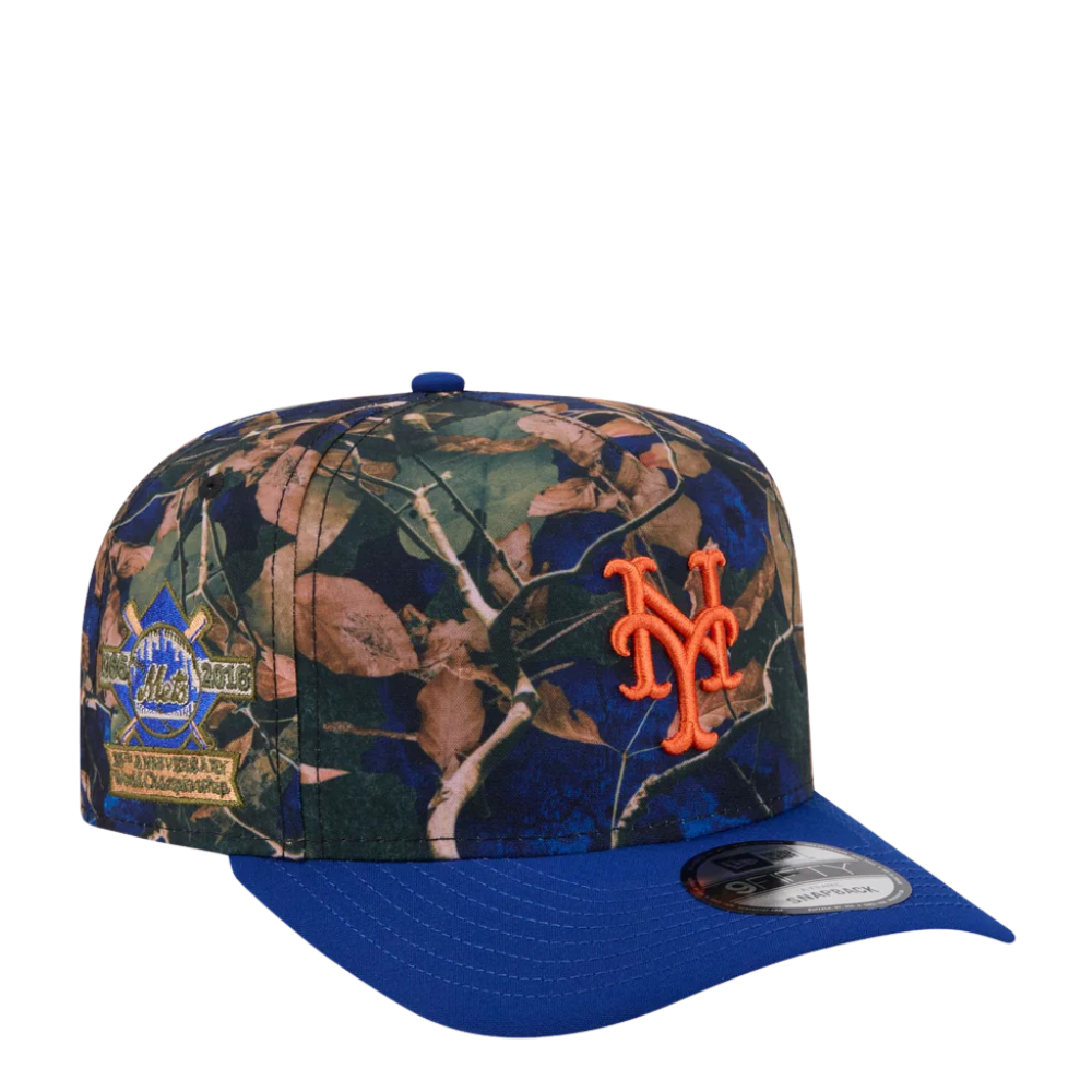 New Era New York Mets "Leaves" Anniversary 9FIFTY A-Frame Adjustable Cap