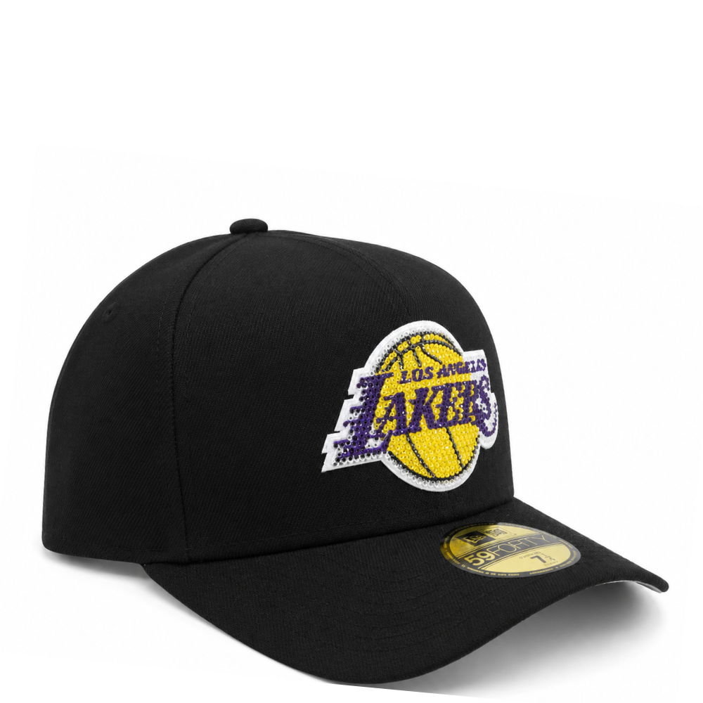 New Era Los Angeles Lakers NBA26 DRAFT Rhinestone 59FORTY A-Frame Fitted Hat.