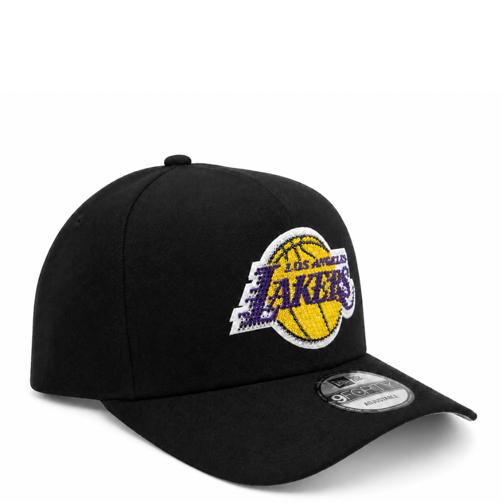 New Era Los Angeles Lakers NBA26 Draft Rhinestones 9FORTY A-Frame Adjustable Cap