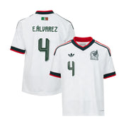 Mexico 26/27 E. Alvarez #4 Replica Away Jersey - Youth