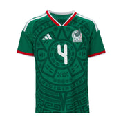 Mexico 26/27 E. Alvarez #4 Replica Home Jersey - Youth