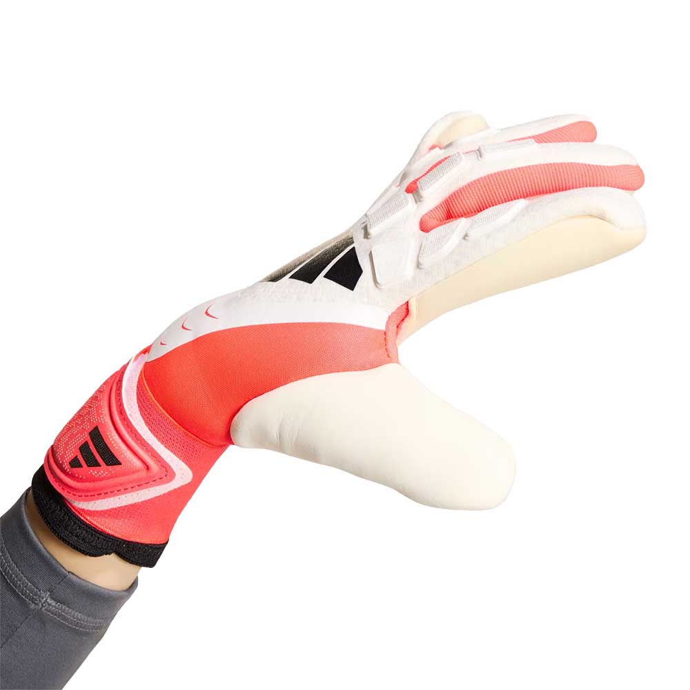 JR Predator GL Pro  Goalkeeper Glove - White/Lucid Red/Black