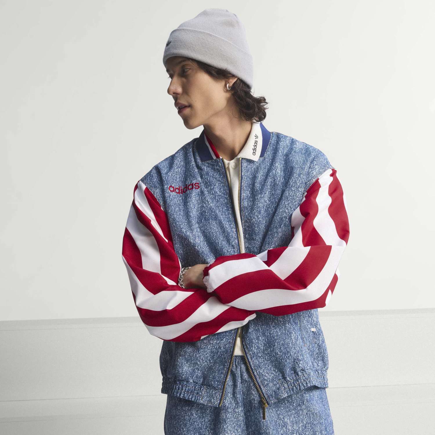 USA 94 Denim Bringback Track Top - Mens