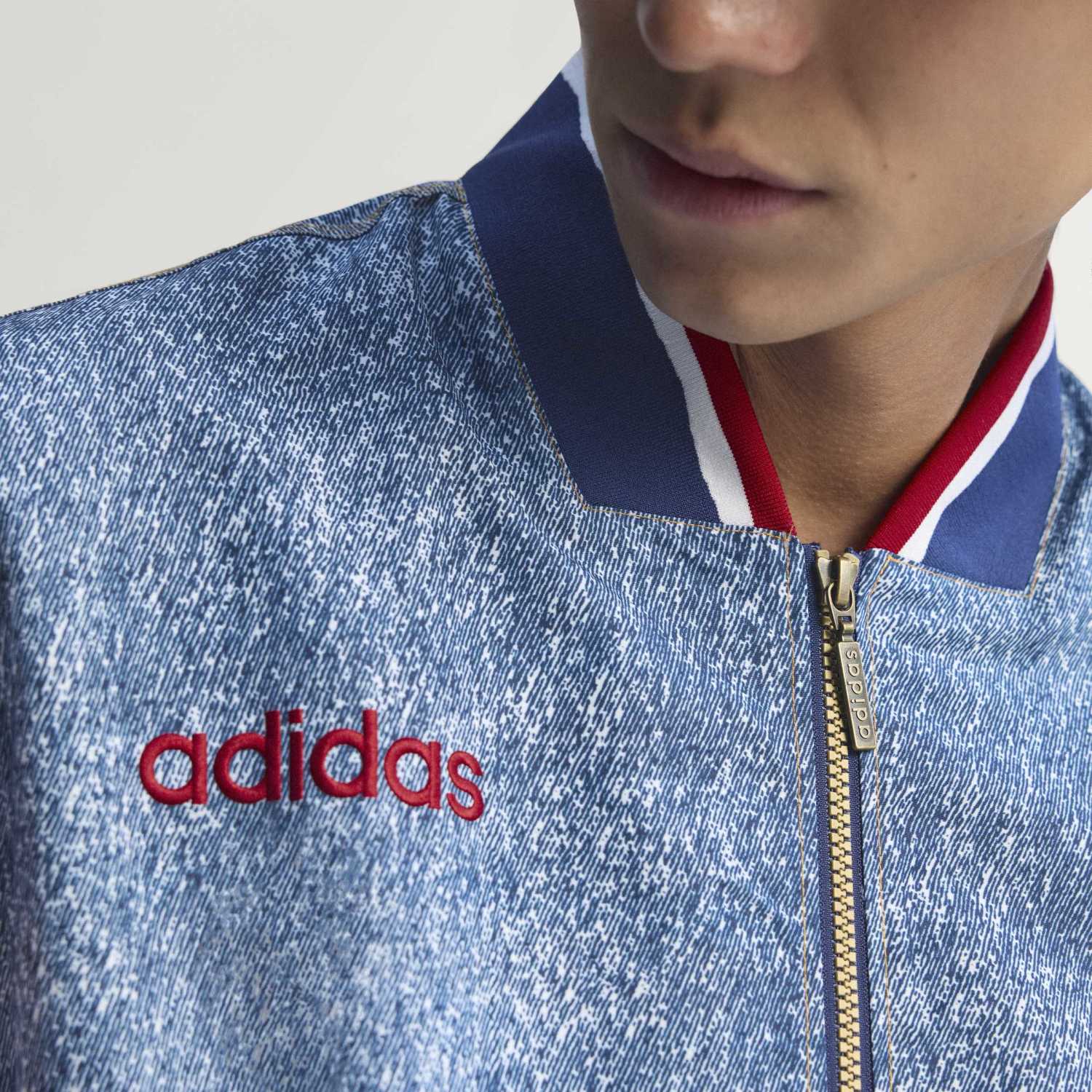 USA 94 Denim Bringback Track Top - Mens