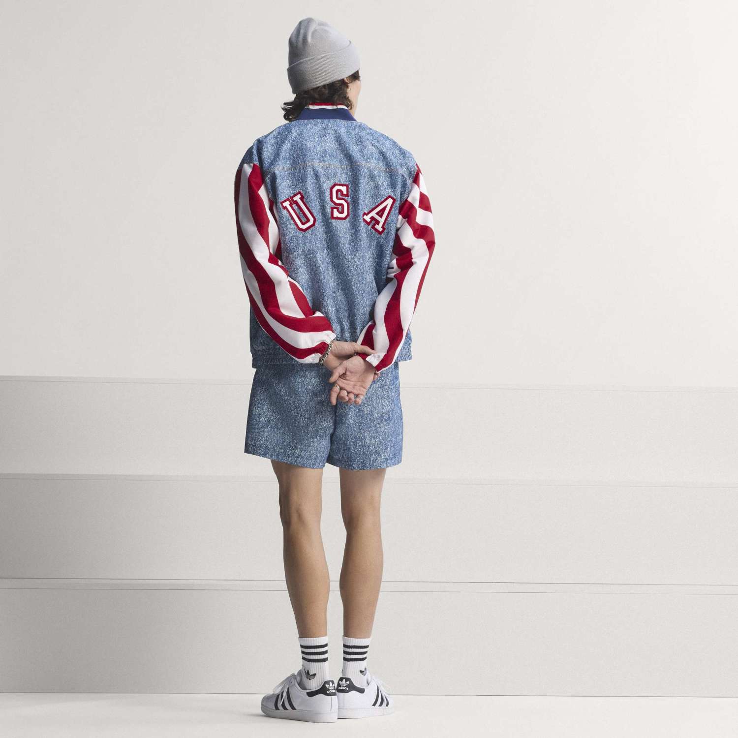 USA 94 Denim Bringback Track Top - Mens
