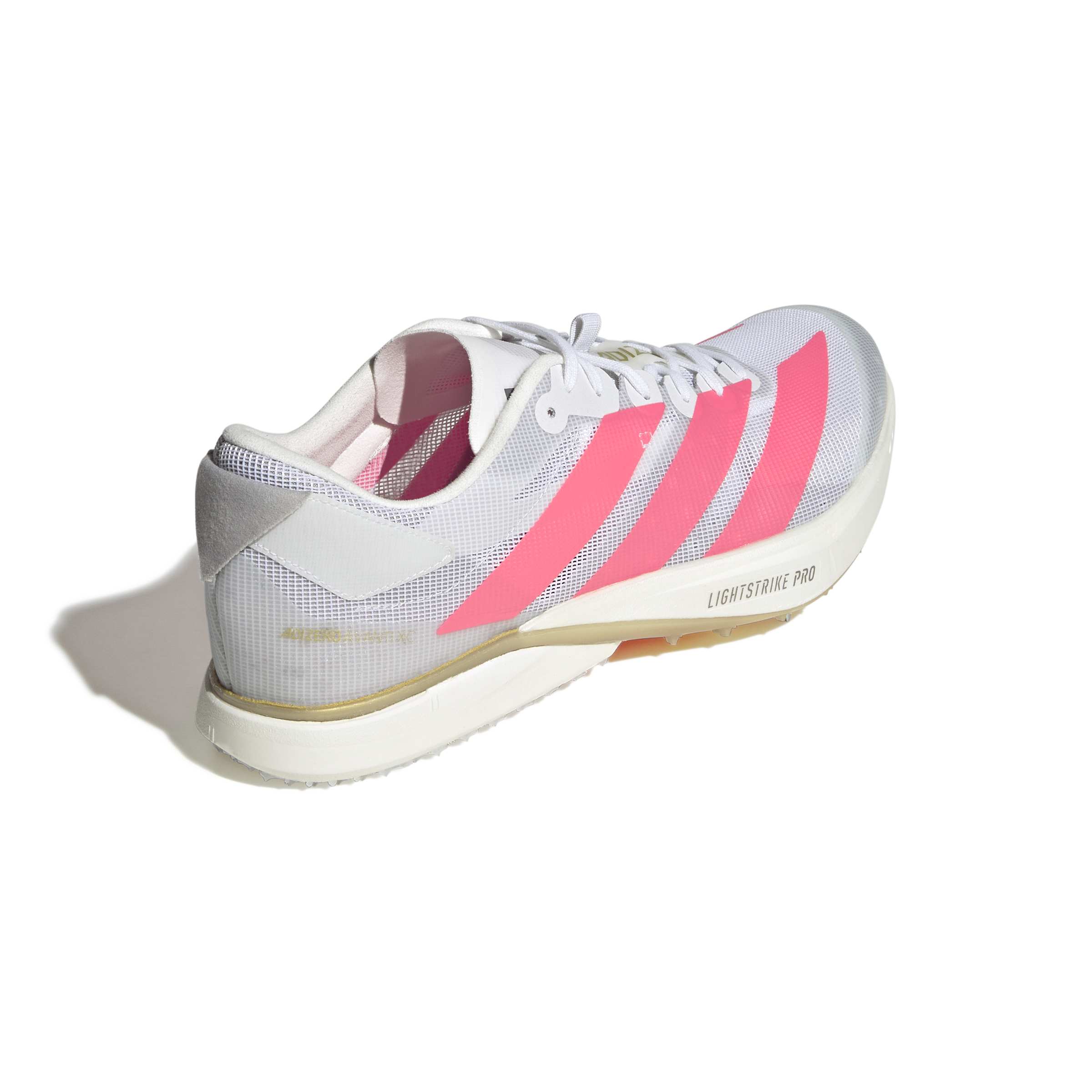 Unisex Adizero Avanti XC (Footwear White/Solar Turbo/Gold Metallic)