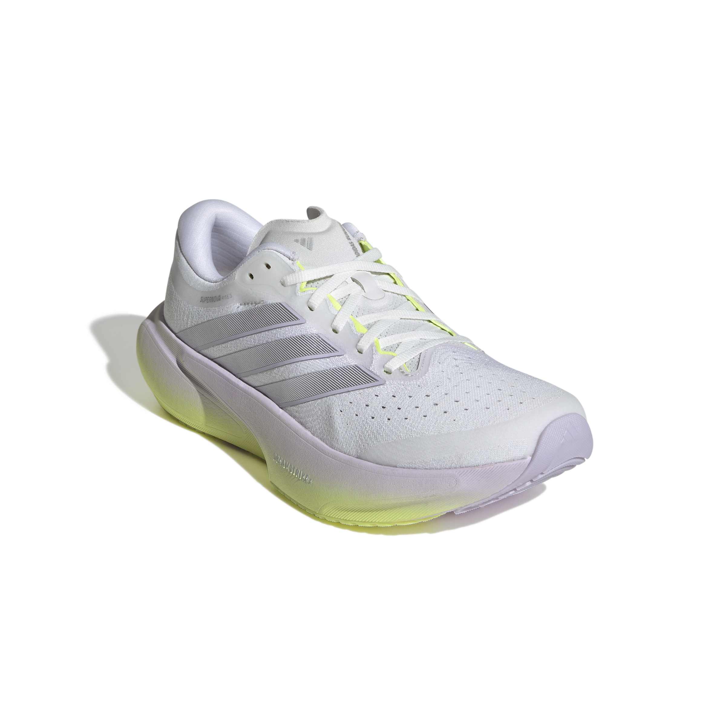 Women's Supernova Rise 3 (Crystal White/Silver Metallic/Purple Tint)