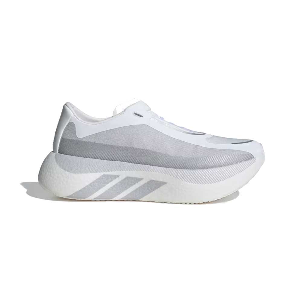 Men's Hyperboost Edge Running Shoe - Footwear White/Light Solid Grey/Silver Metallic - Regular (D)