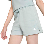 Essentials 3 Stripes Cotton Shorts - Womens