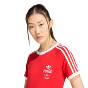 Coca Cola 3-Stripe Graphic Tee - Womens