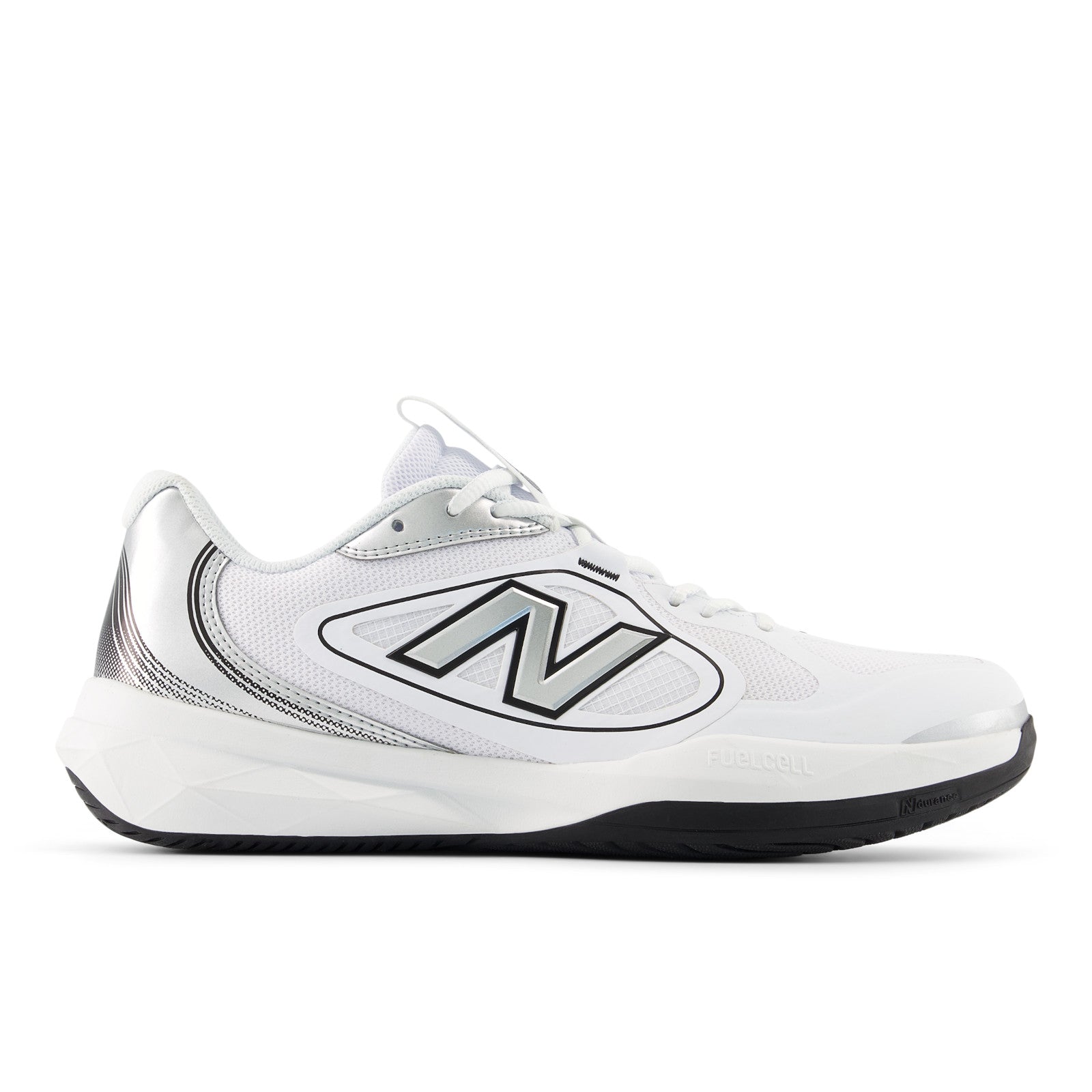 Men’s FuelCell 796 v5 Pickleball (56Y - White/Black/Silver Metallic)