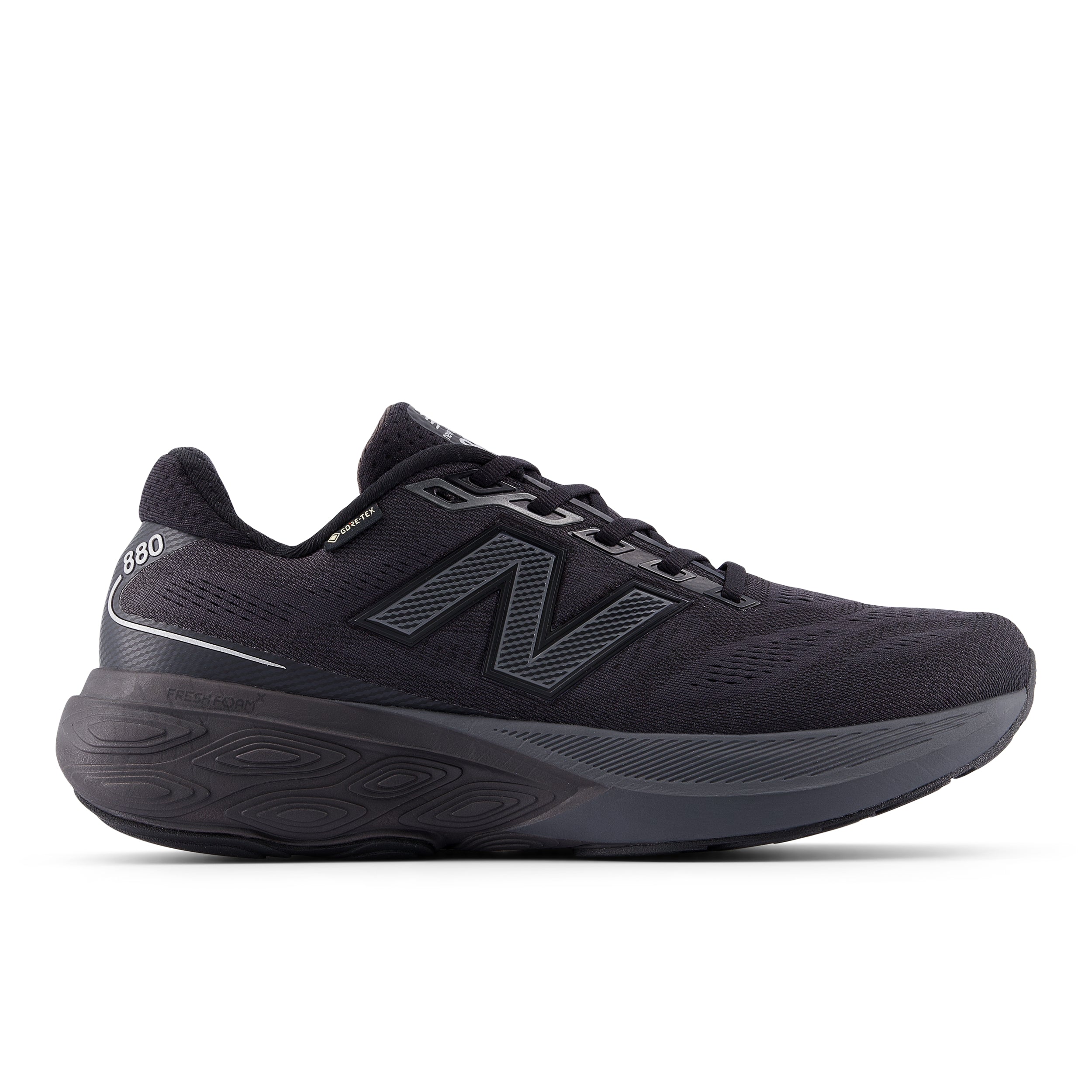 Men's Fresh Foam X 880v15 GORE-TEX (GB - Black/Castlerock/Silver Metallic)