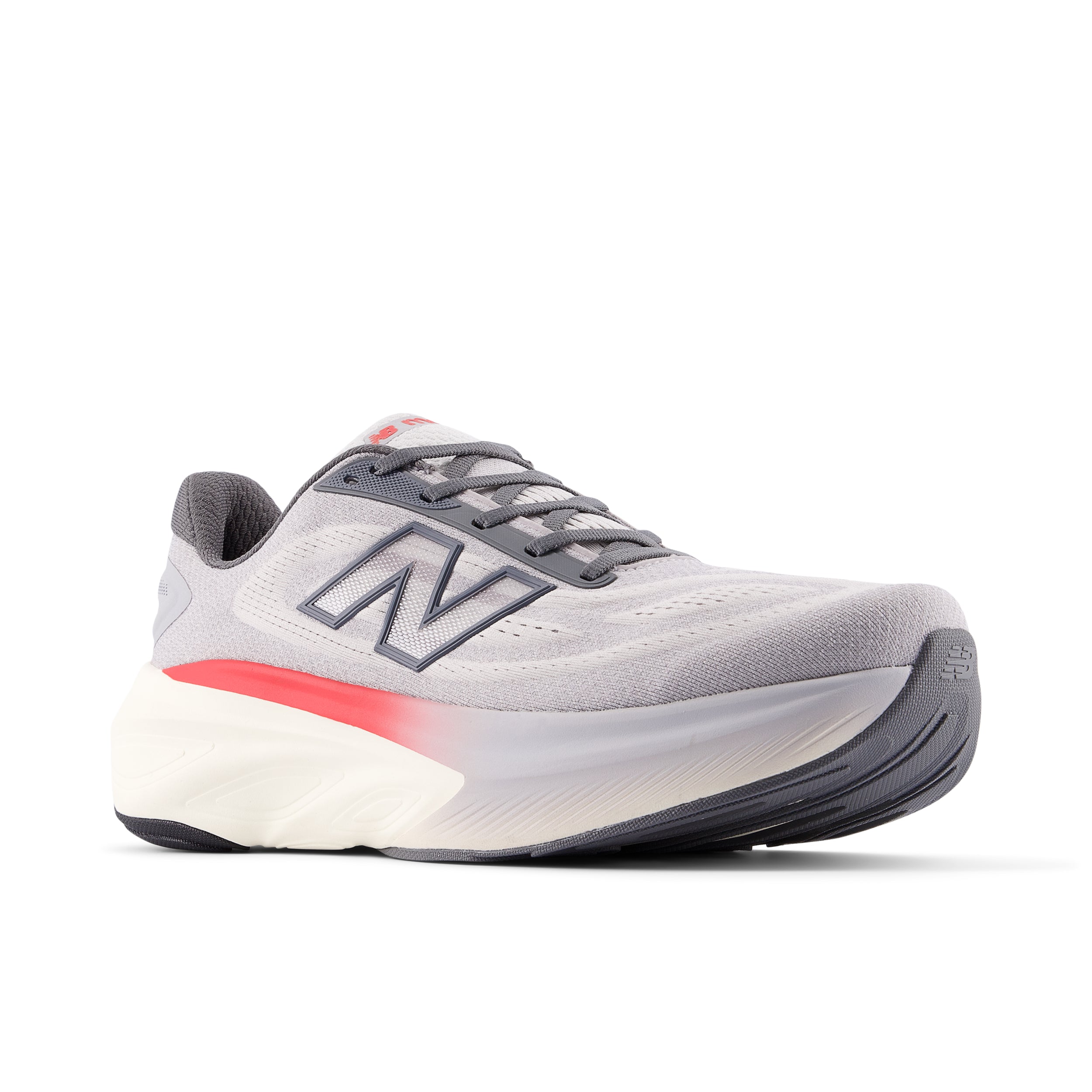 Men's Fresh Foam X More v6 (LC - Grey Matter/True Red/Castlerock)
