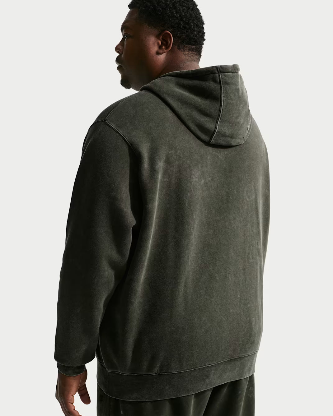 Men's Nike Sportswear Club Washed Fleece Hoodie Sequoia/Sequoia IQ1219-355