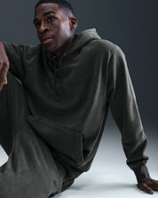 Men's Nike Sportswear Club Washed Fleece Hoodie Anthracite/Anthracite IQ1219-060