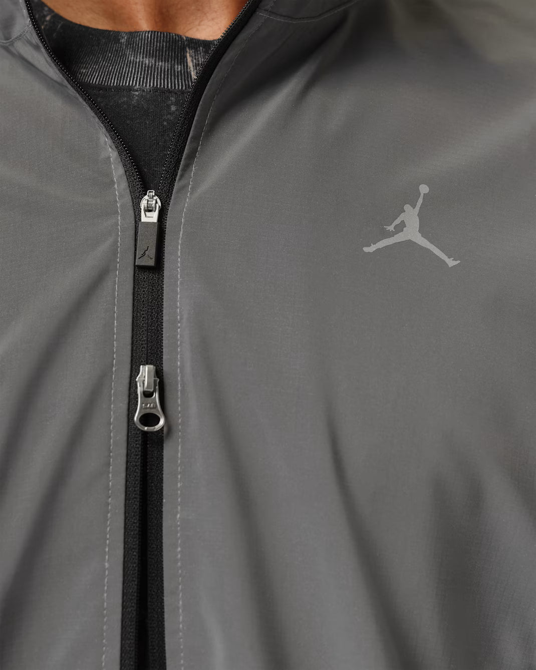 Men's Jordan Brooklyn Hike Mike Reflective Draft Jacket - Metallic Silver