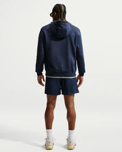 Men's Nike Club Fleece Full-Zip Hoodie - Obsidian/Obsidian/White
