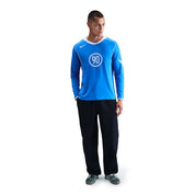 Men's  Nike Total 90 Dri-FIT Long-Sleeve Soccer Top - Light Photo Blue/White/White/White