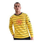Men's  Nike Total 90 Dri-FIT Long-Sleeve Soccer Top - Tour Yellow/Black/Sport Red