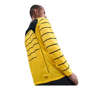 Men's  Nike Total 90 Dri-FIT Long-Sleeve Soccer Top - Tour Yellow/Black/Sport Red