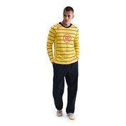 Men's  Nike Total 90 Dri-FIT Long-Sleeve Soccer Top - Tour Yellow/Black/Sport Red