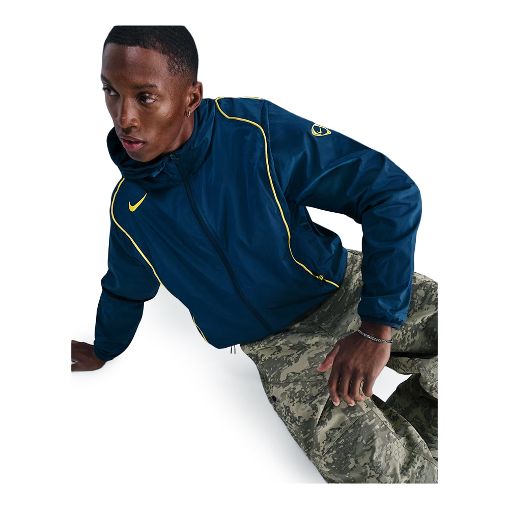 Men's Nike Total 90 Repel Soccer Full-Zip Jacket - Midnight Navy & Game Royal