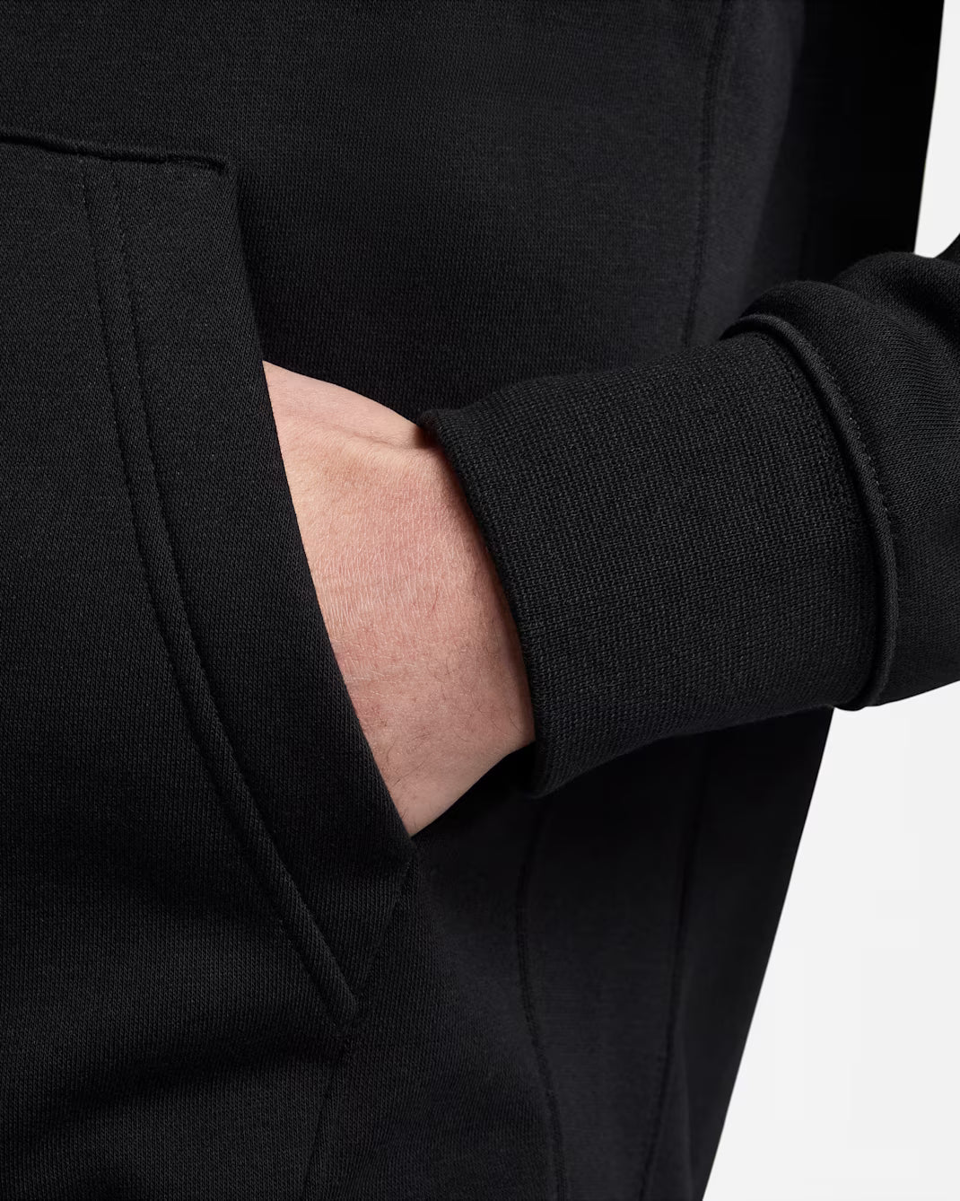 Men's Nike Sportswear Club Fleece Hoodie Black/Black/White BV2654-010