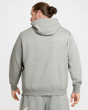 Men's Nike Sportswear Club Fleece Pullover Hoodie Dark Grey Heather/Matte Silver/White BV2654-063