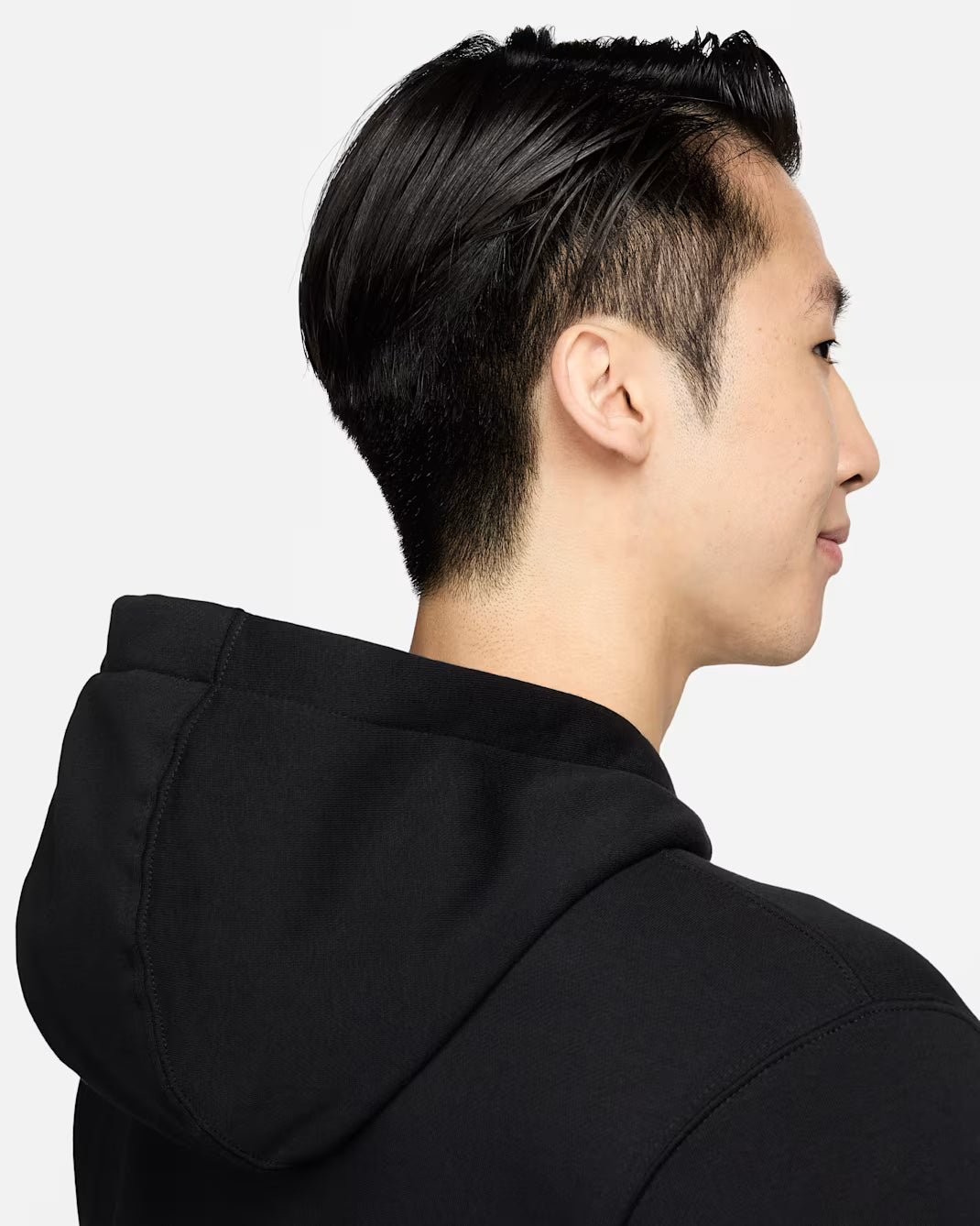 Men's Nike Sportswear Club Fleece Hoodie Black/Black/White BV2654-010