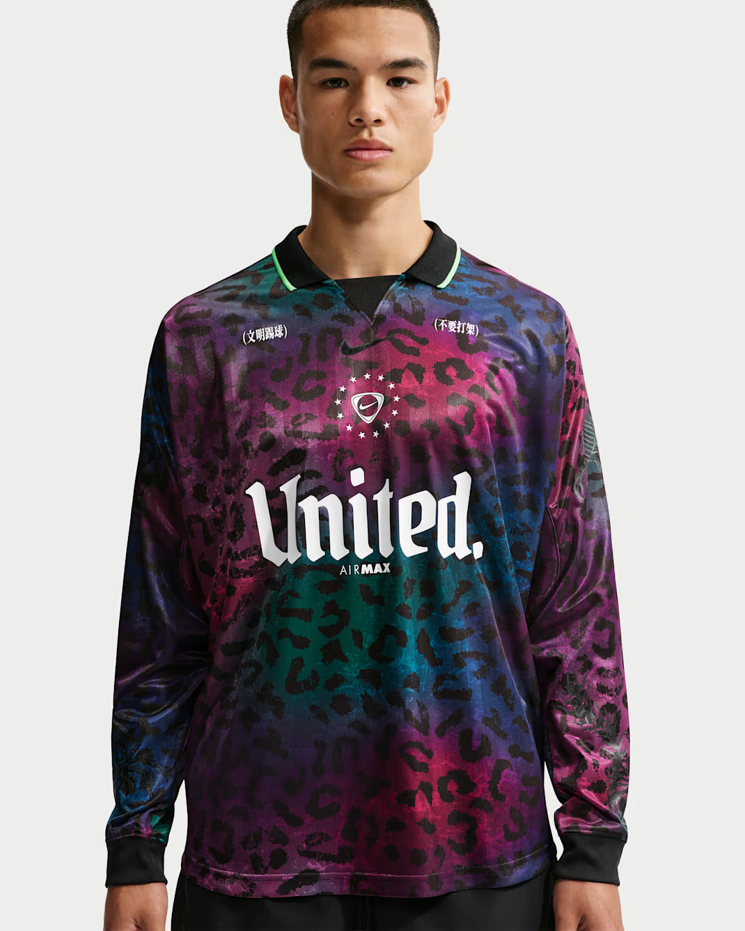 Men's Nike Mad 90 Pack "Tiempo" Long-Sleeve Jersey Black IU8345-010