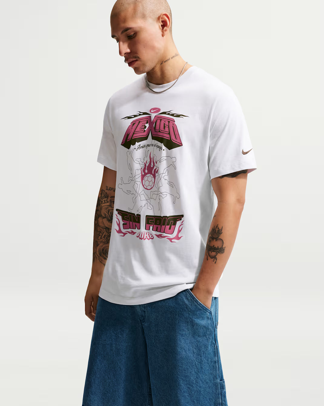 Men's Nike Sportswear Mexico T-Shirt Off White IR6913-101