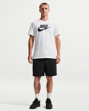Men's Nike Sportswear Icon Futura T-Shirt White/Black AR5004-101