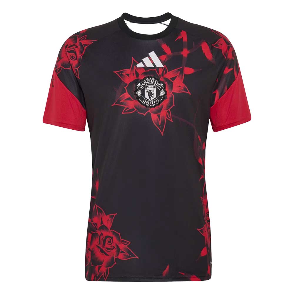 MUFC Home Pre Match Jersey - MUFC Red/Black