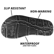Unisex Cascade Flip Flop (Black)