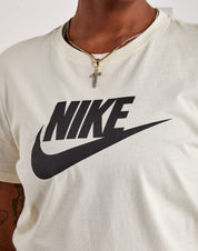 Women's Nike Sportswear Essentials Icon Futura T-Shirt Beige DX7906-113